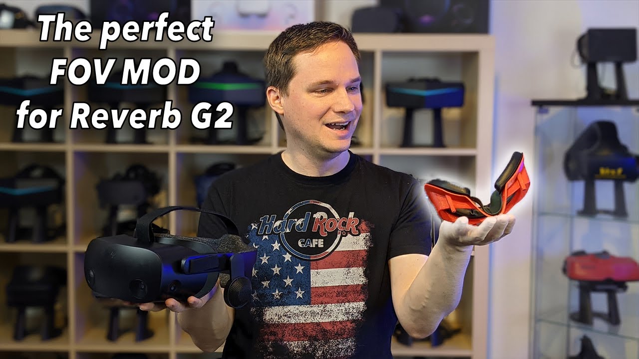 The REALLY perfect FOV mod for the HP Reverb G2 with nose insert!