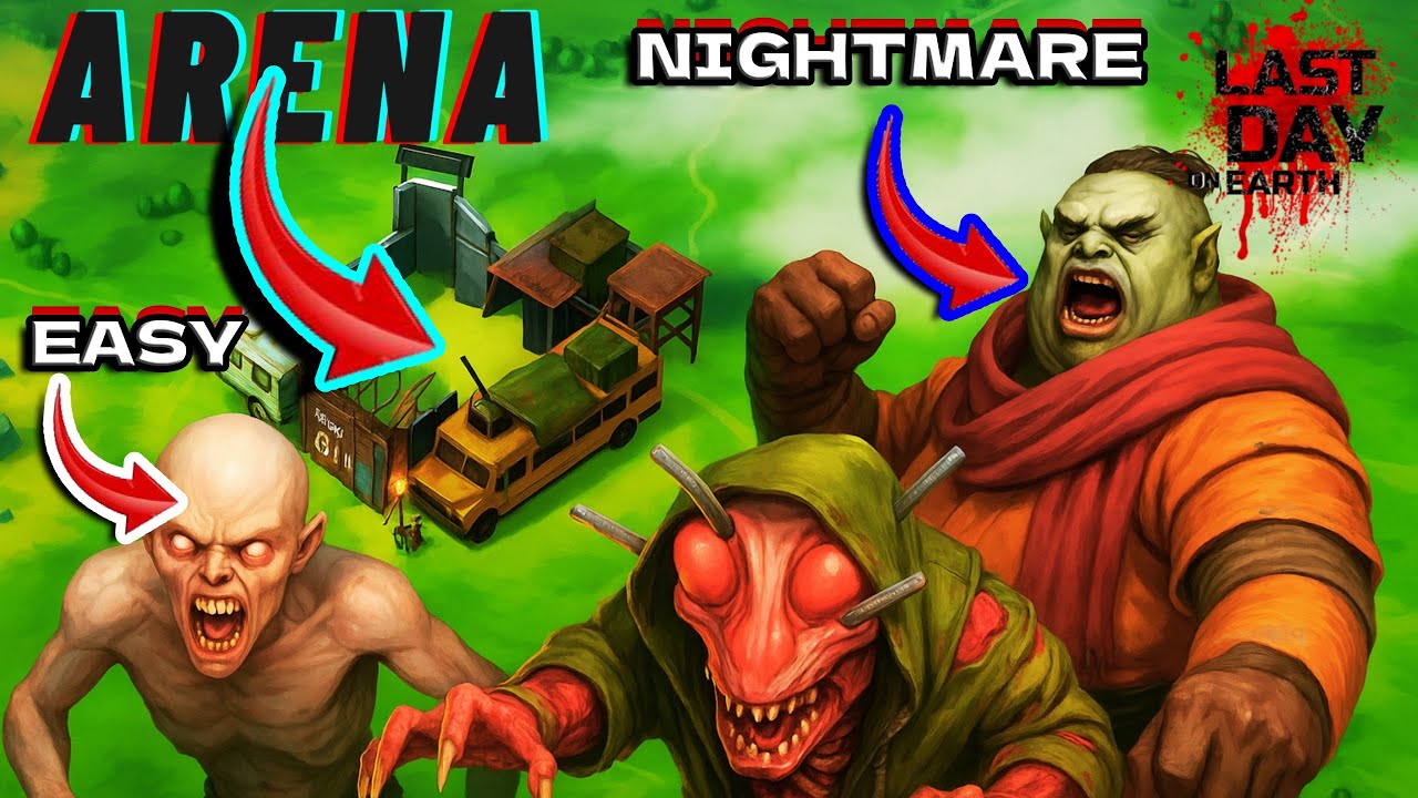 ARENA LDOE  NEW HEADHUNTING BOSS EASY KILL &ndash; NIGHTMARE FOR BEGINNERS 4k / Last Day on Earth