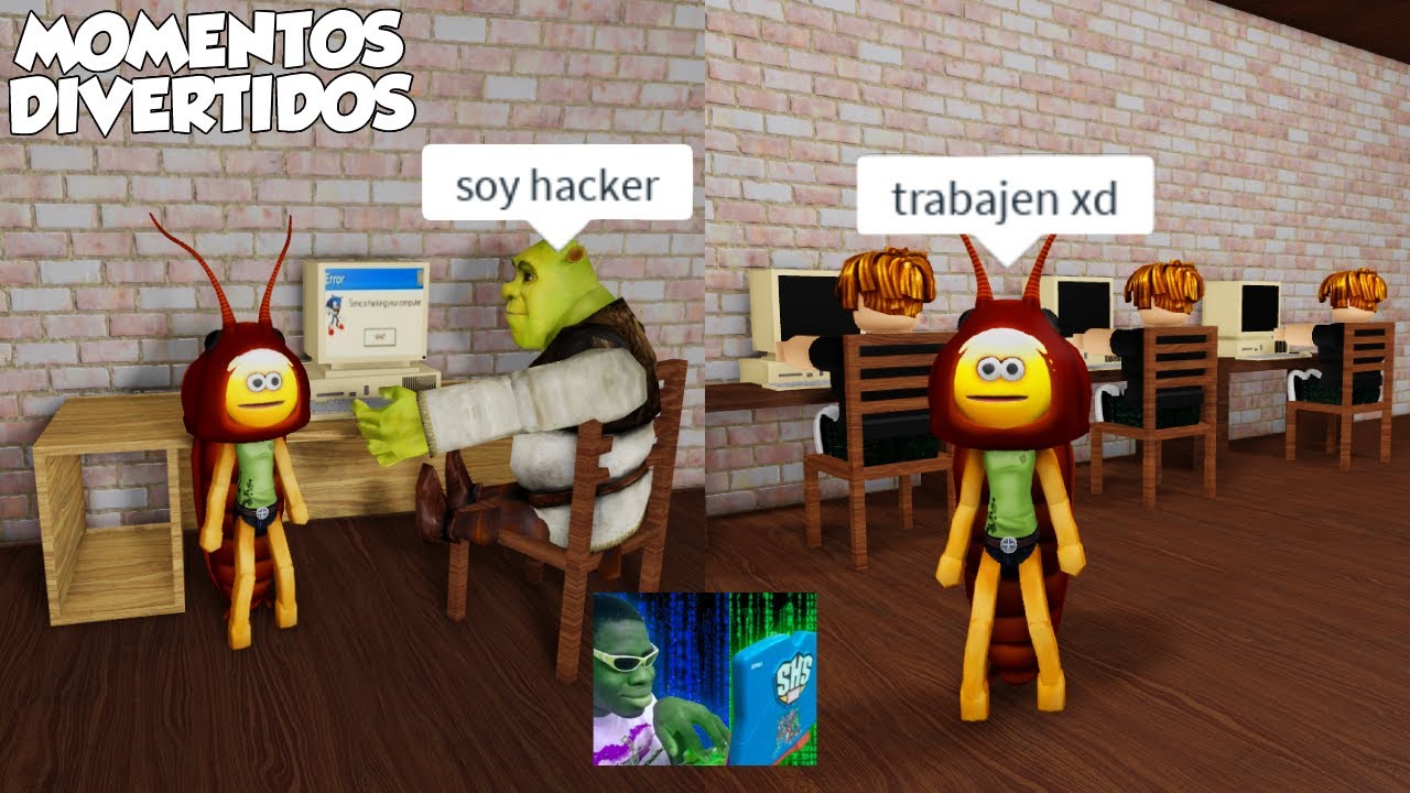 CONVIÉRTETE EN HACKER MOMENTOS DIVERTIDOS (ROBLOX)