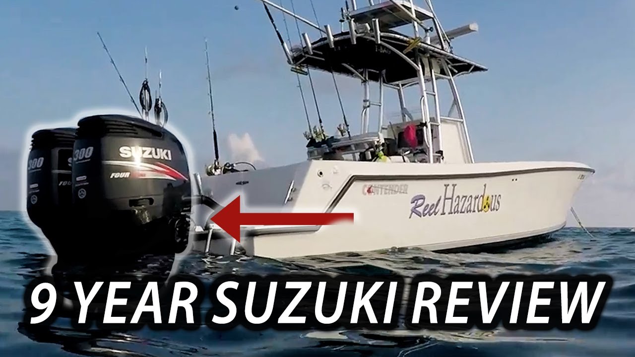9 лет, 1900 моточасов, обновление подвесного мотора Suzuki 300 2025!
