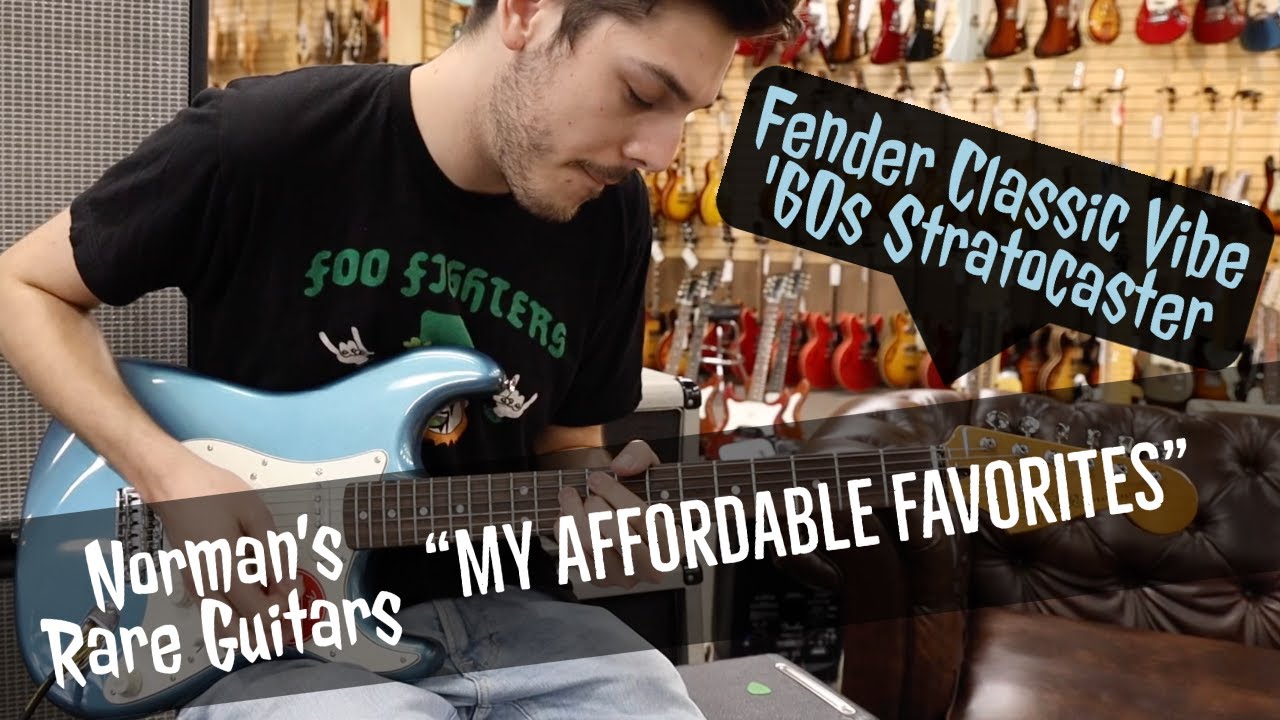 «Доступные фавориты» — Fender Classic Vibe '60s Stratocaster | Редкие гитары Norman's