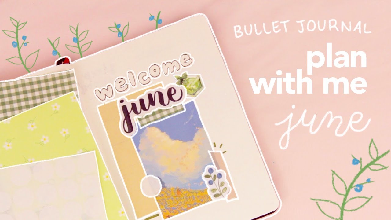 june 2020 bullet journal set up 🌷plan with me