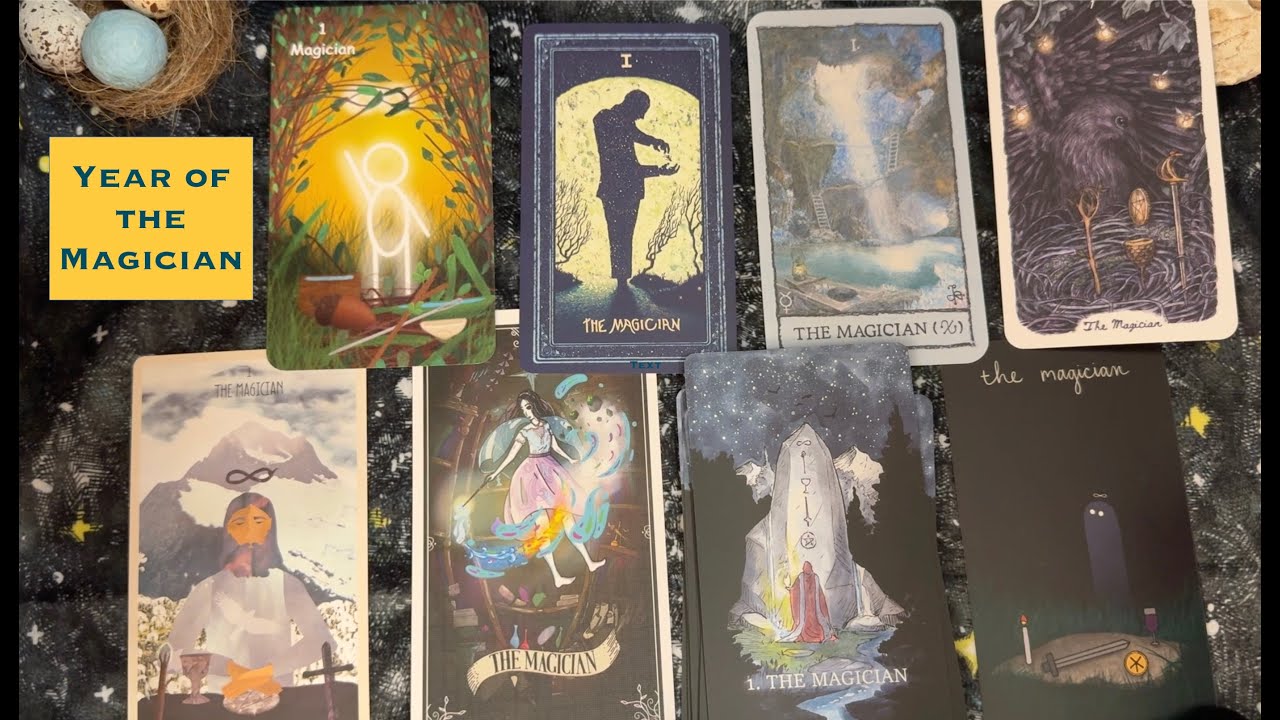ASMR Ramble: My Tarot Card for the Year (The Magician) and Looking for Pairs