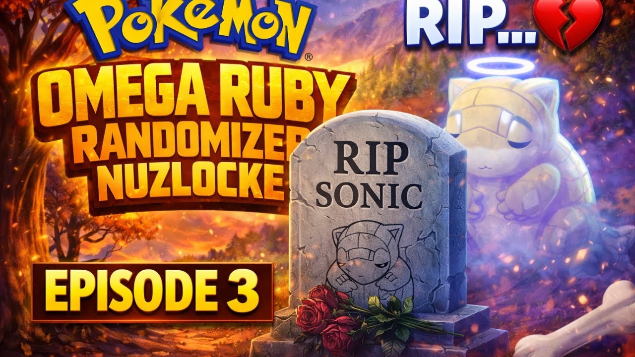 RIP Sonic… Our First Loss 💔 | Pokémon Omega Ruby Randomizer Nuzlocke (Episode 3) Vandy Version.