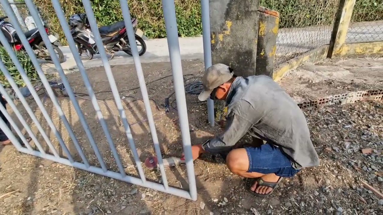 Hôm nay thay bạc đạn hàng sưa cửa khu mô người Hoa ở Bình Đại