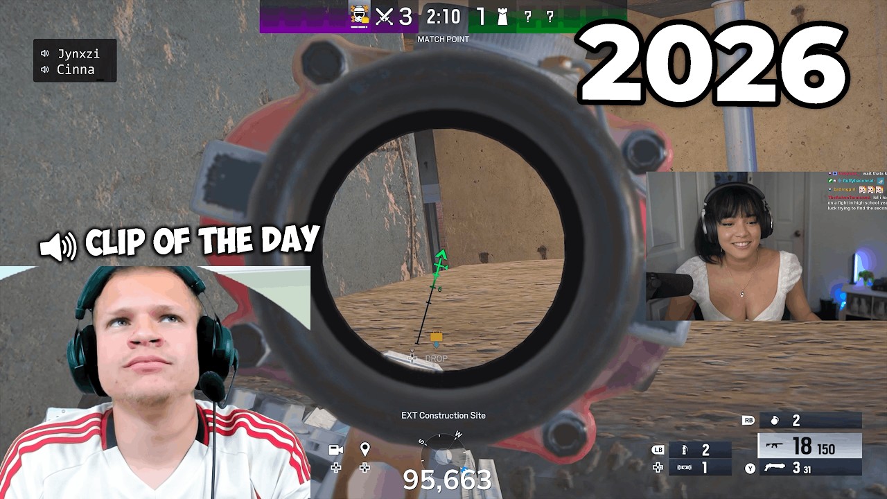 ЛУЧШИЕ моменты Jynxzi в R6 Siege за 2026 год! (ПОКА ЧТО)