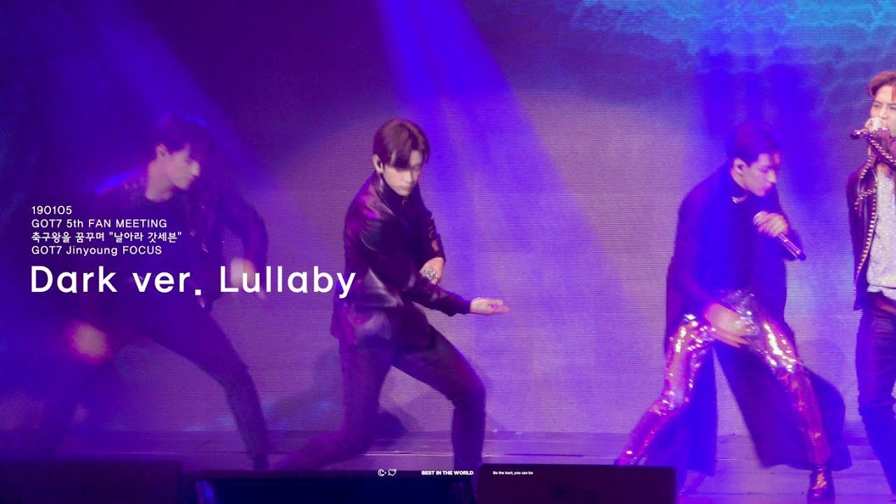 [4K] 190105 GOT7 5TH FANMEETING “날아라 갓세븐” Lullaby Dark ver. - GOT7 Jinyoung focus