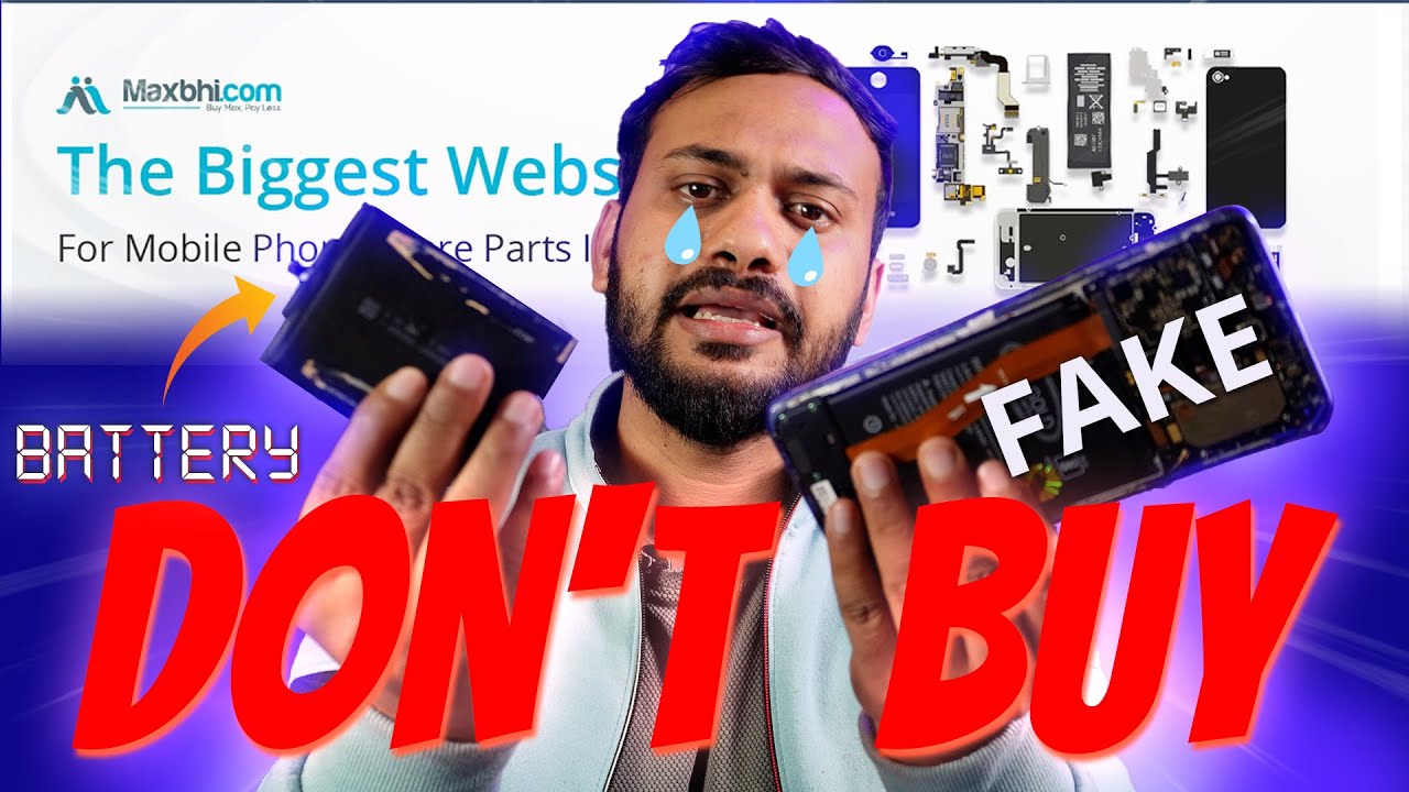 maxbhi.com fake or not, battery review! maxbhi is the worst website for mobile phone spare parts?