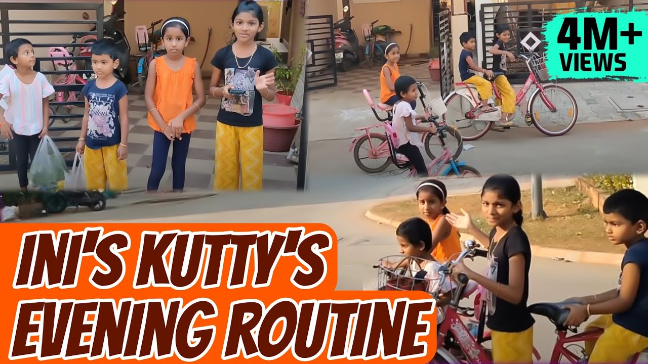 ini's Kutty's evening routine| ini's playing vlog|daily activities |ini's galataas