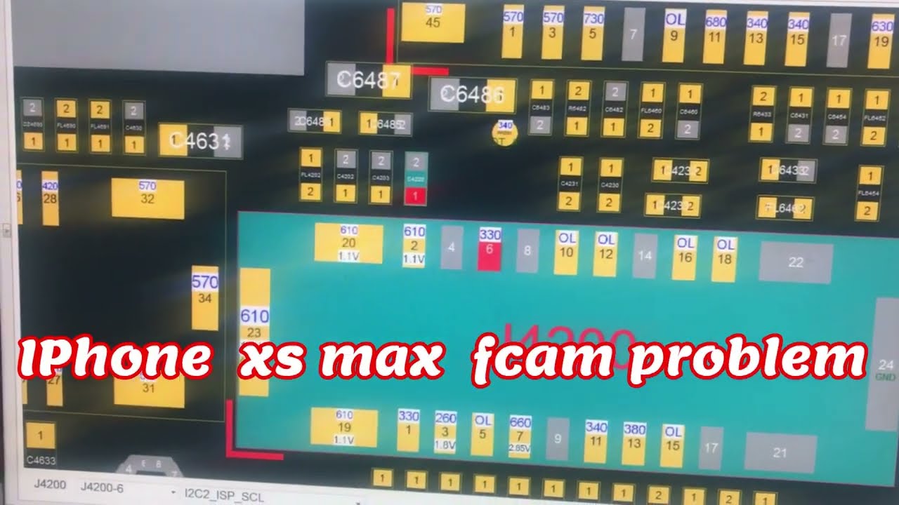 معلومة في دقيقتين اختبار فولتيات الكاميرا الامامية IPhone XS Max Fcam Problem Test Voltage