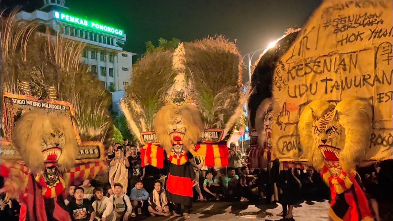 MERINDING❗BARONGAN REOG PONOROGO TERBESAR GEGERKAN SAHUR ON THE ROAD 2026 LIVE ALUN ALUN PONOROGO