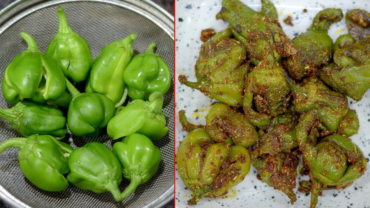 जेवताणा तोंडी लावण्यासाठी चटपटी ढोबळी मिरची | Chatpati Shimla Mirch | Maharashtrian Recipes
