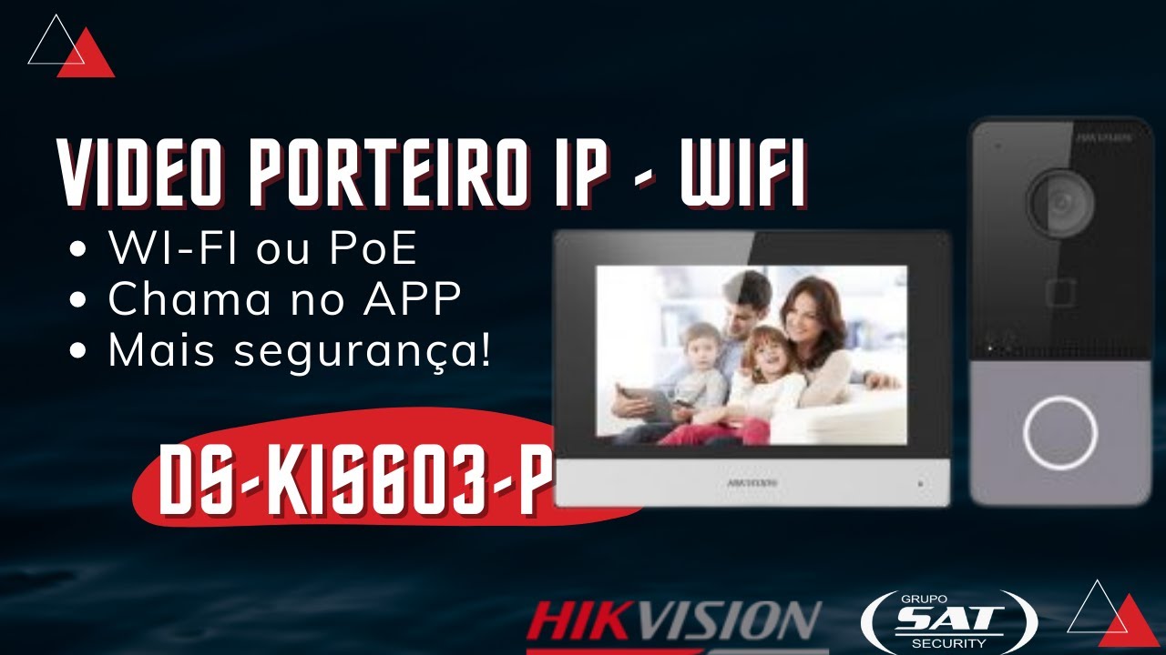 Review KIT Video porteiro IP Hikvision DS-KIS603-P - Unboxing e Configuração