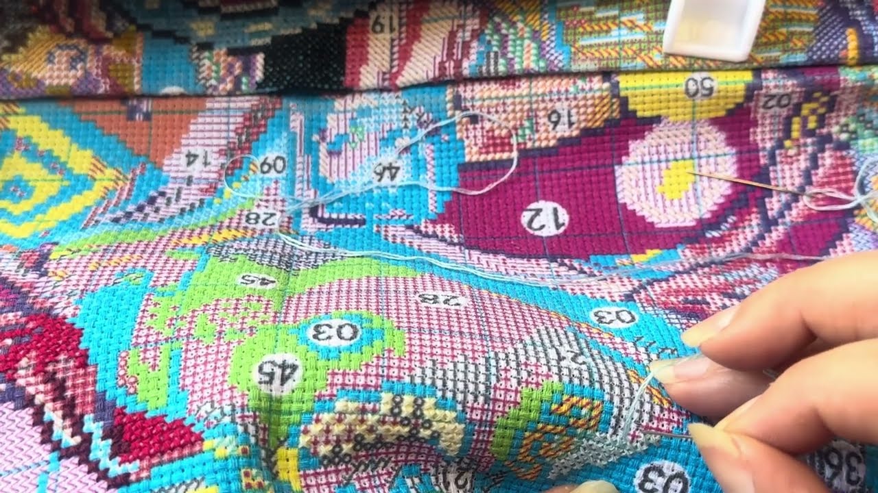 Nouveau trio 🤩. Présentation des personnages  😄😄 #pointdecroix #vipcrossstitch