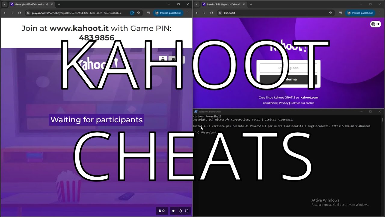 Kahoot cheats - Kahoot god - demo #cheat #cheating #kahoot #kahootcheats #quiz  #kahoothacks