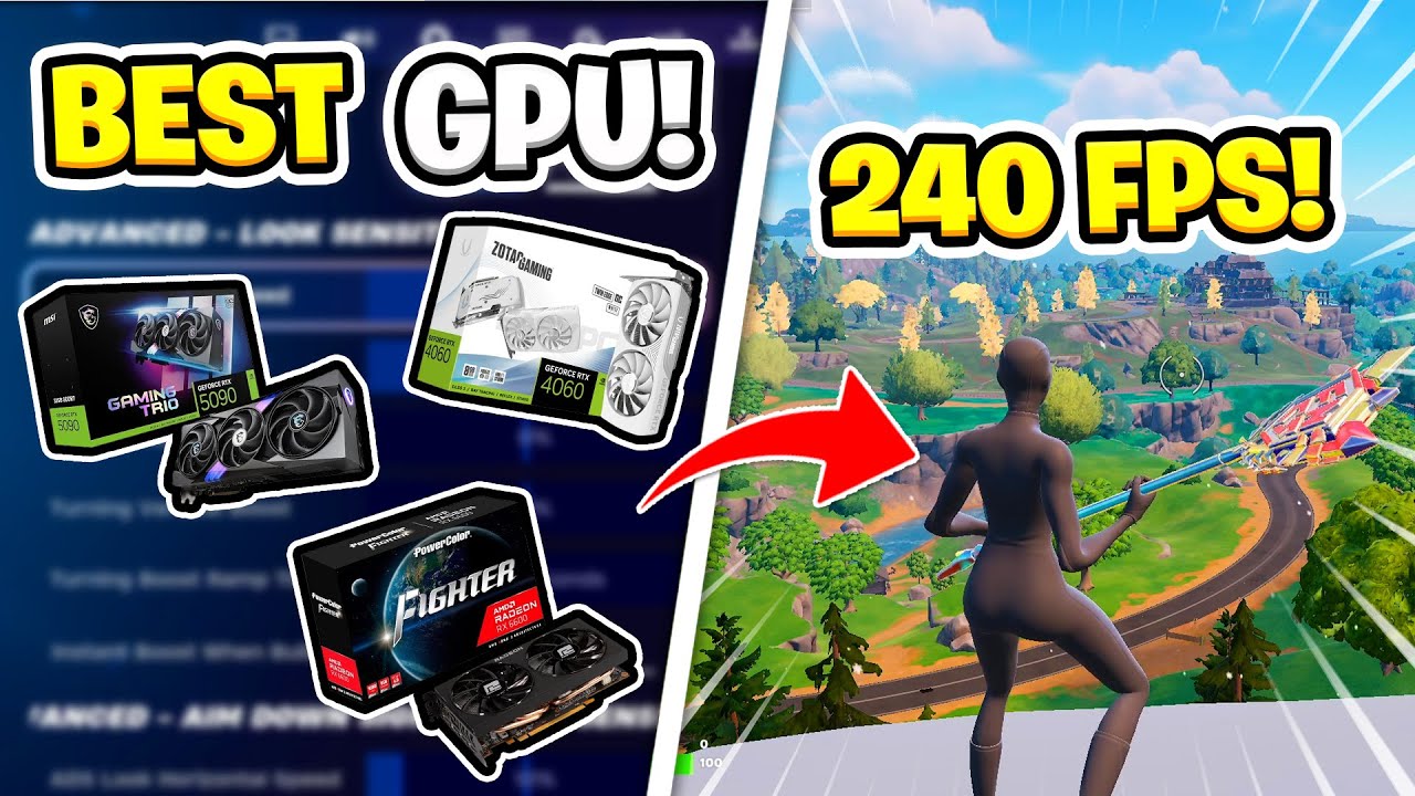 ЛУЧШИЕ ГРАФИКИ ДЛЯ Fortnite! (240+ FPS!)