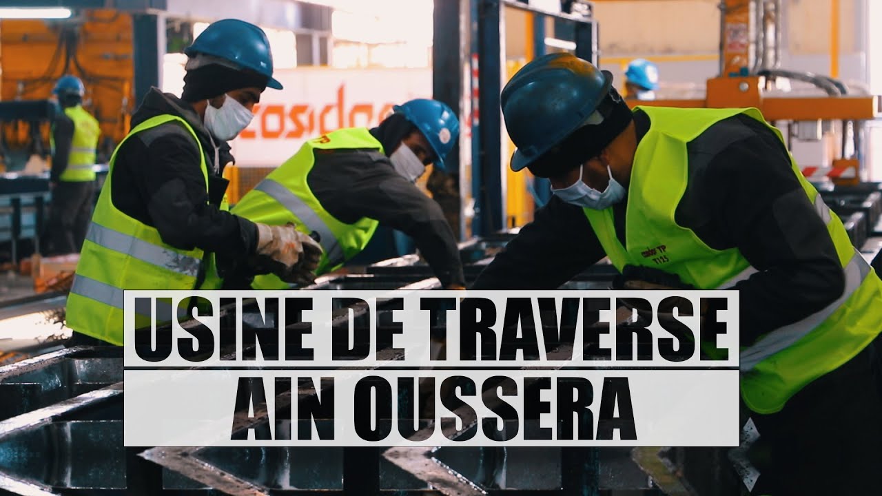 جولة داخل مصنع إنتاج العوارض الخرسانية للسكة الحديدية بعين وسارة ولاية الجلفة