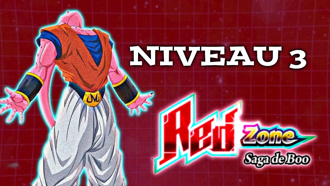 TROP FACILE ! GUIDE NIVEAU 3 REDZONE SAGA DE BOO + MISSION ! RUN NO ITEM ! DBZ DOKKAN BATTLE