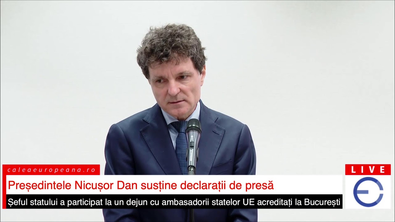 LIVE Președintele Nicușor Dan susține declarații de presă