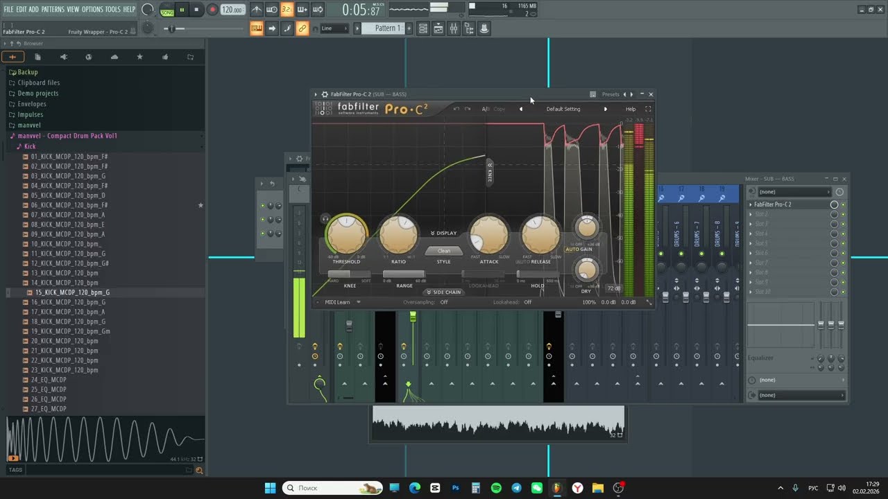 Working on Progressive House in the Mango Alley / Maze 28 style