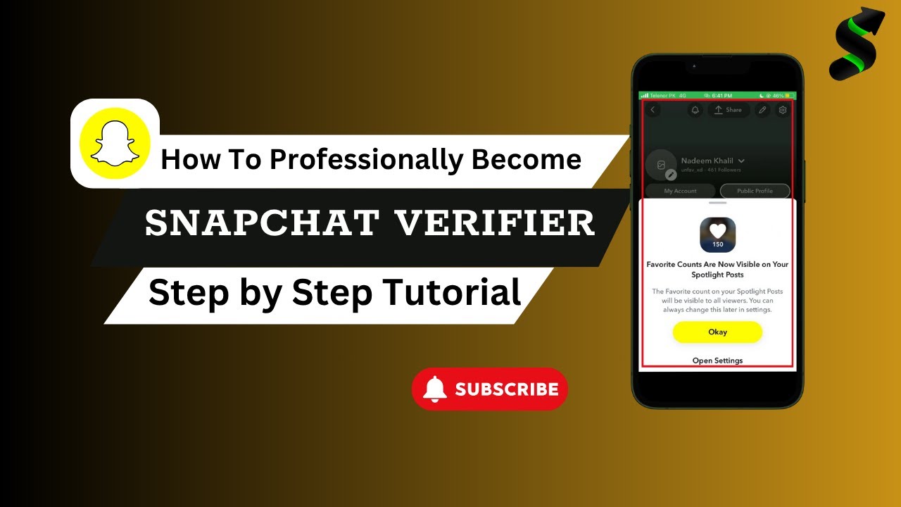 Как стать верификатором в Snapchat &mdash; получите официальный значок звезды!