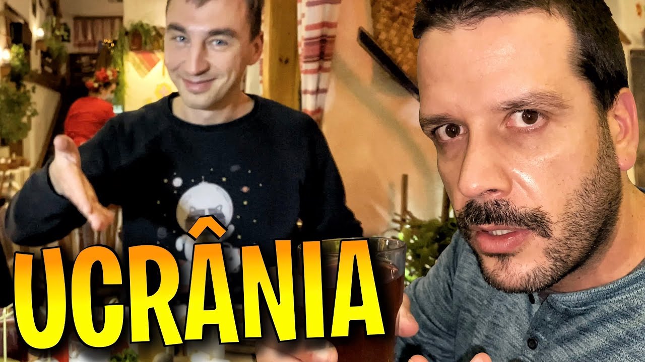 Provando COMIDA UCRANIANA com MORADOR LOCAL 🇺🇦 🍲