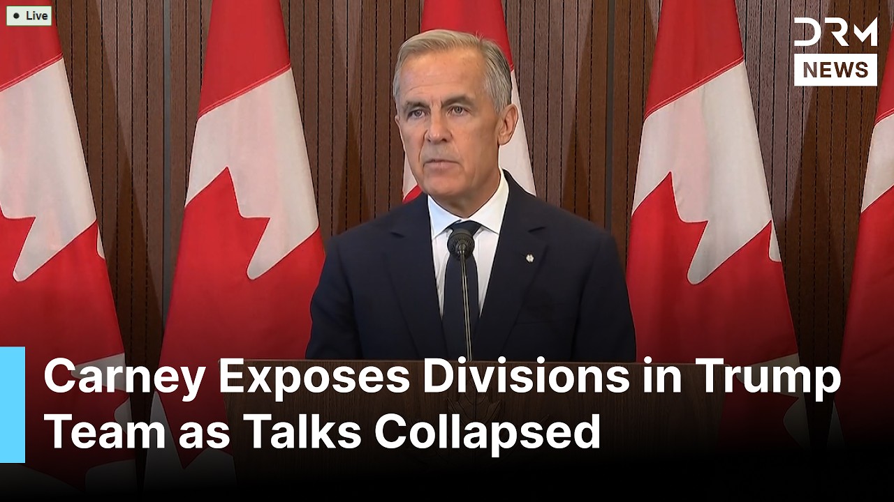 Carney Suggests Trump Administration Was Divided as Canada-US Trade Talks Collapsed | AC1G