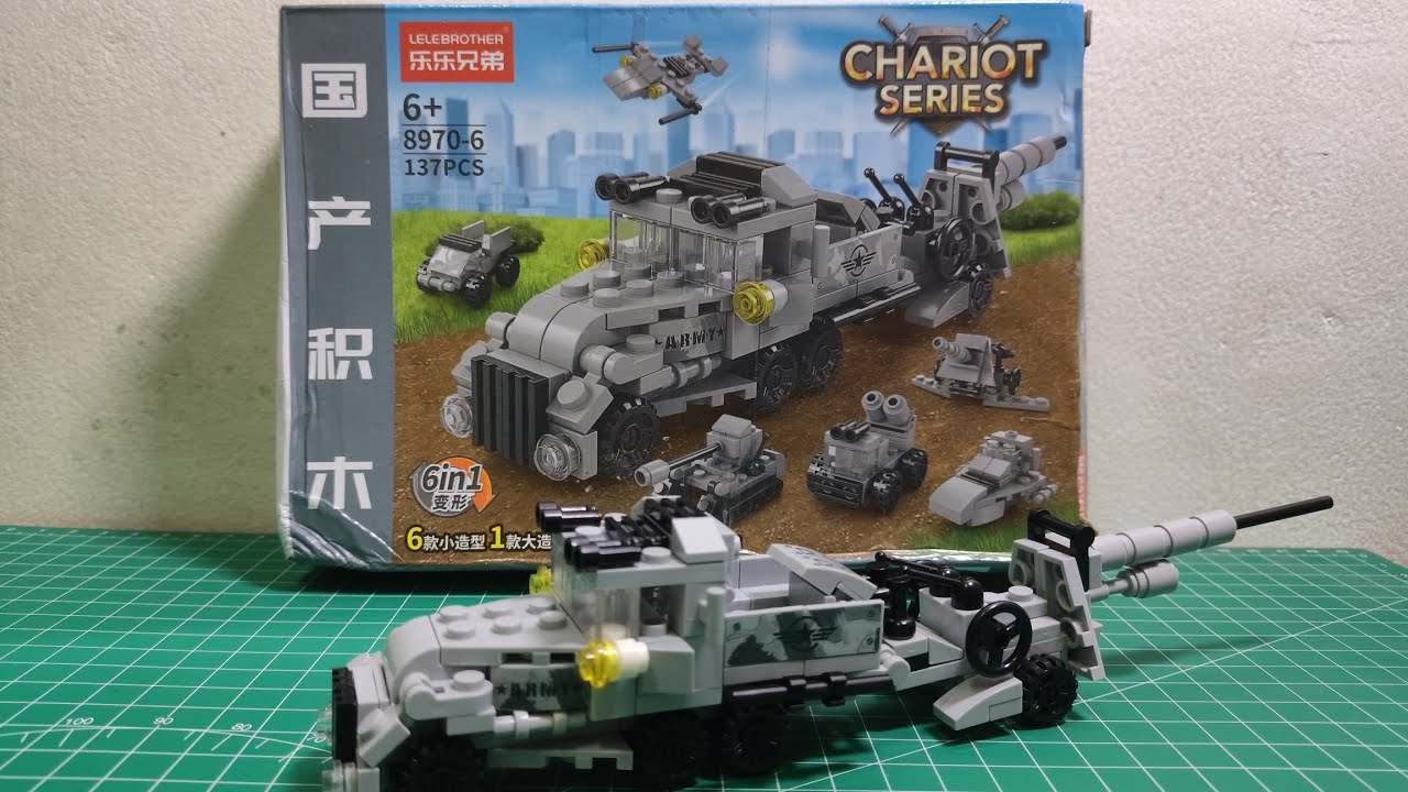 Lego Half-Track Artillery Truck Unofficial | Lego Military 8970-6 137pcs