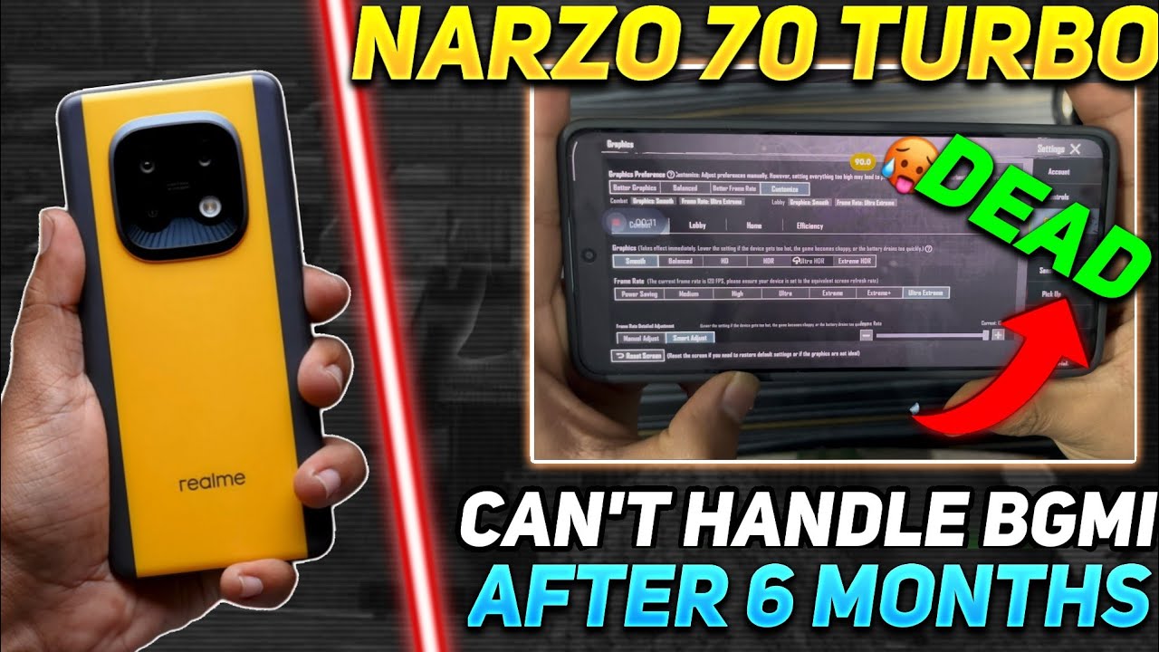 Realme Narzo 70 Turbo Bgmi 90 Fps Test After 6 Months🔥 | Realme Narzo 70 Turbo Pubg 90 Fps Test
