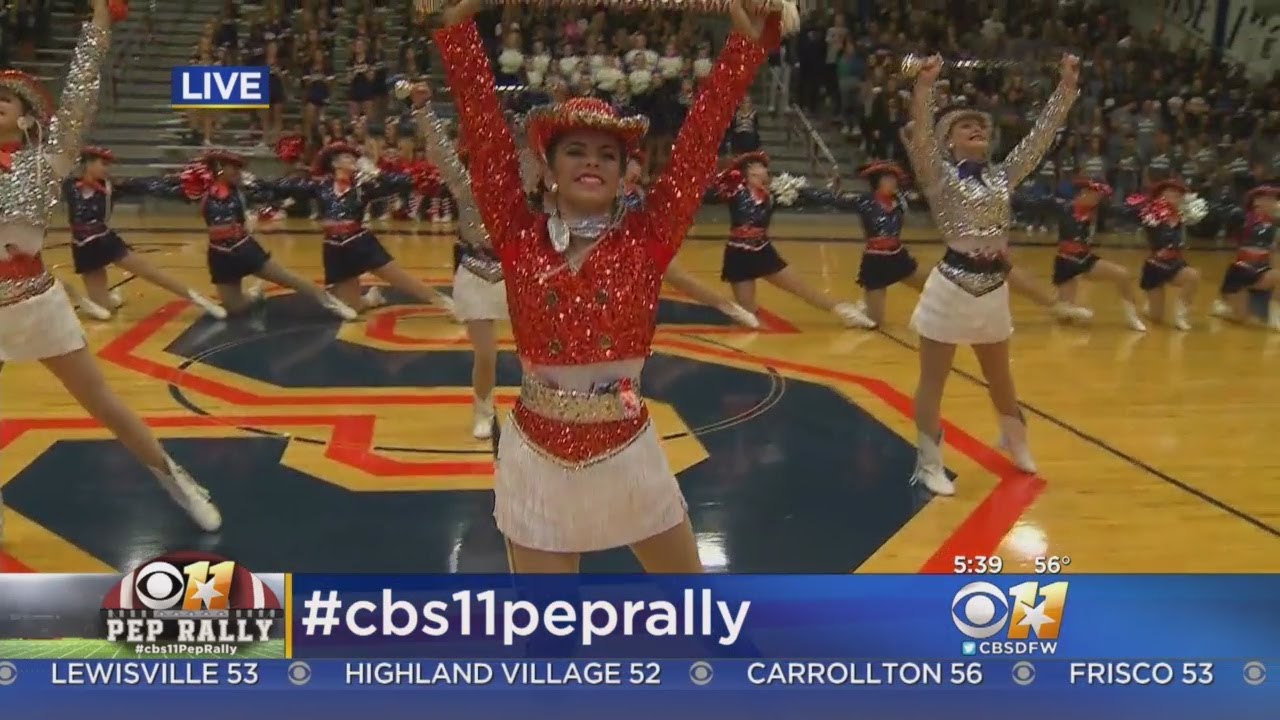 CBS 11 Pep Rally: Sachse High School Swingsters