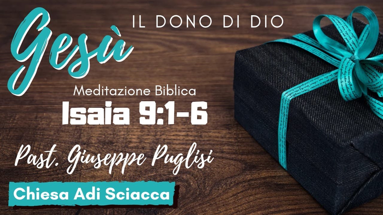 🎥 Diretta~ &nbsp;GES&Ugrave; IL DONO DI DIO~ 📖 ISAIA 9:1-6 ⛪