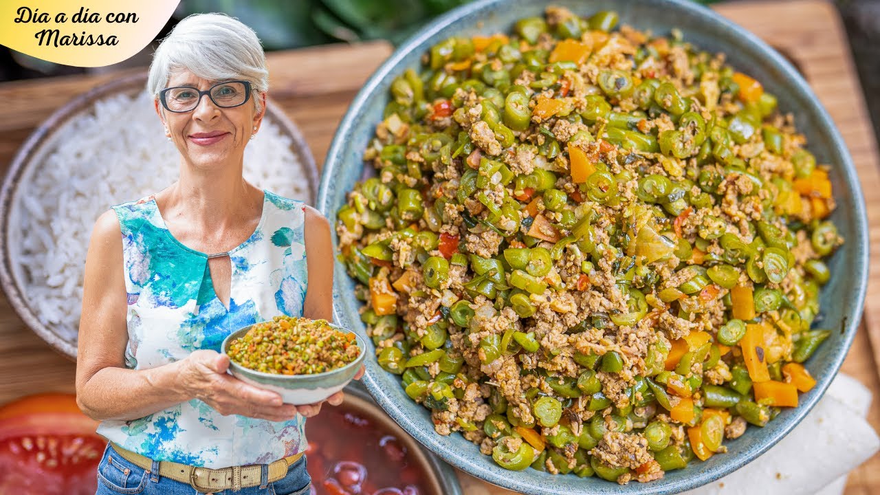 Picadillo de Vainica al estilo costarricense