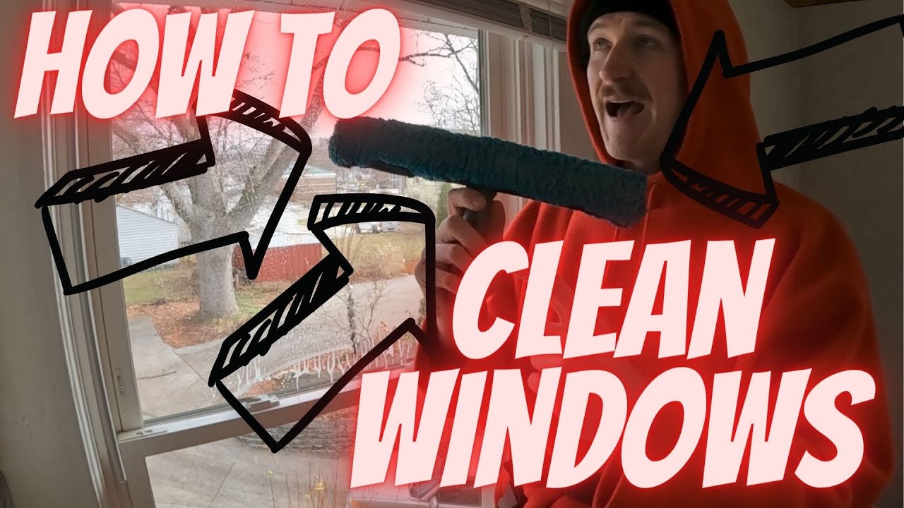 How To Clean Windows - Step By Step Guide -  DIY Window Cleaning Tutorial