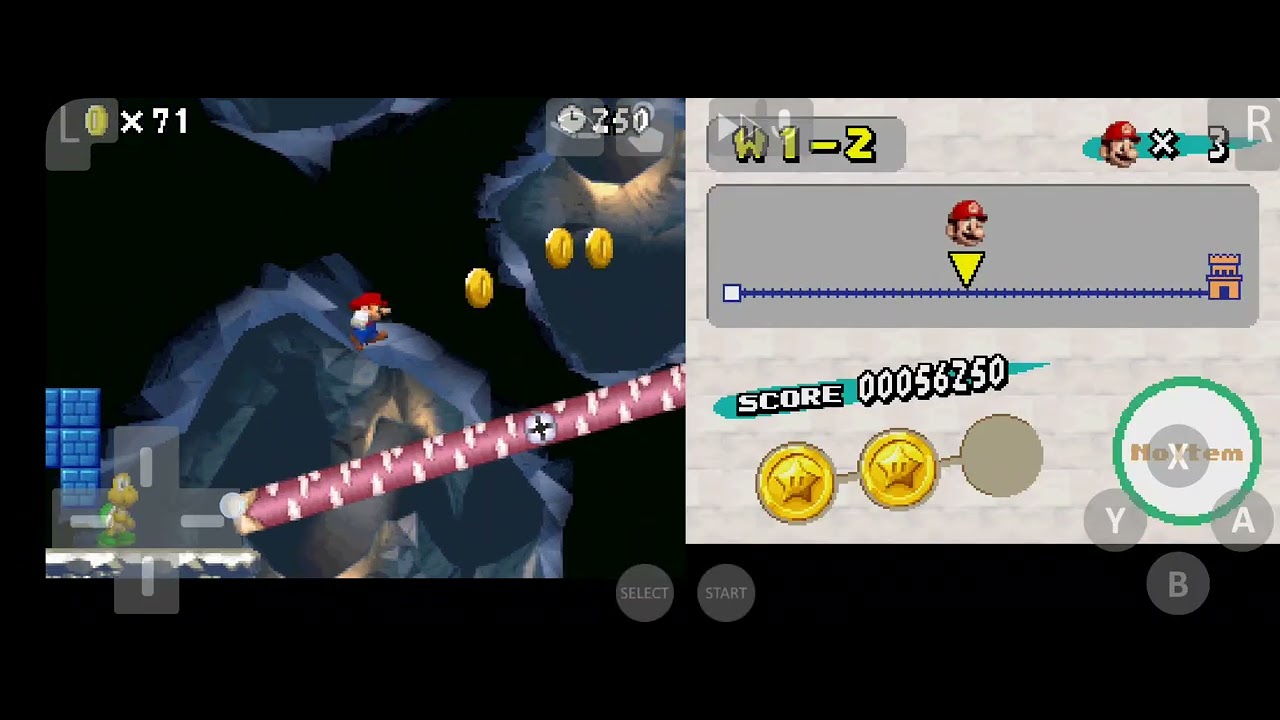 Me playing a Mario game for the first time 