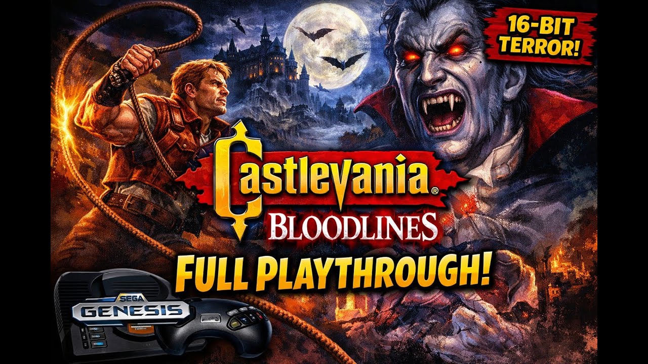 Whips, Monsters, and Mayhem | Castlevania Bloodlines Genesis Playthrough