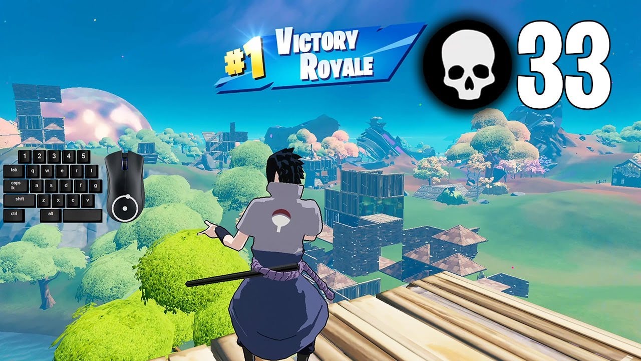 33 Elimination Solo Squad Win Season 8 Gameplay Full Game (Fortnite PC Keyboard)
