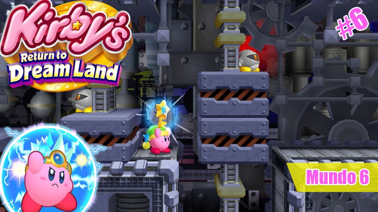 Guía Kirby´s Return to Dreamland Wii/Switch | Mundo 6 (Artefactos Almendra)