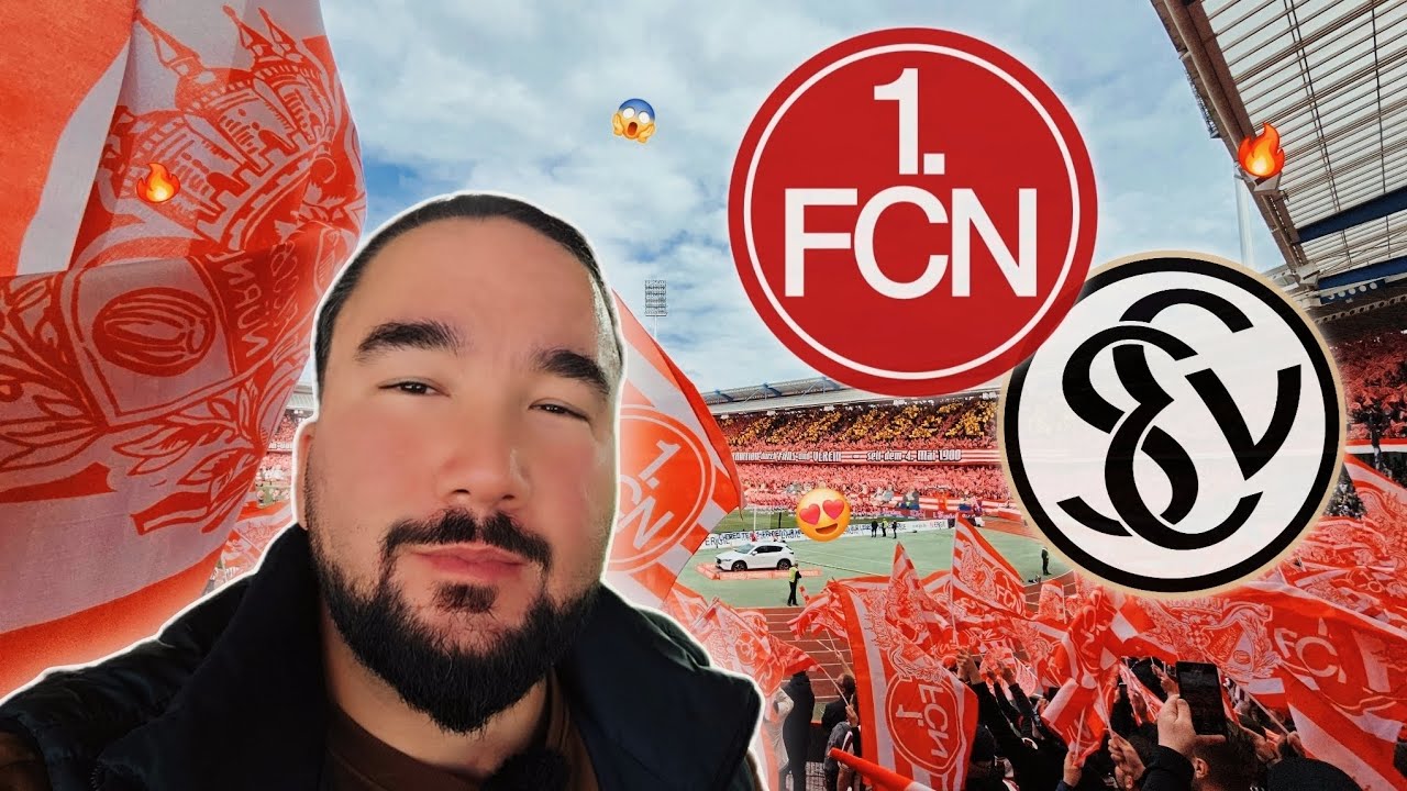 125 JAHRE CHOREO 😍 FALLRÜCKZIEHER TOR 🔥 1. FC Nürnberg vs SV Elversberg | Stadionvlog 🏟⚽️
