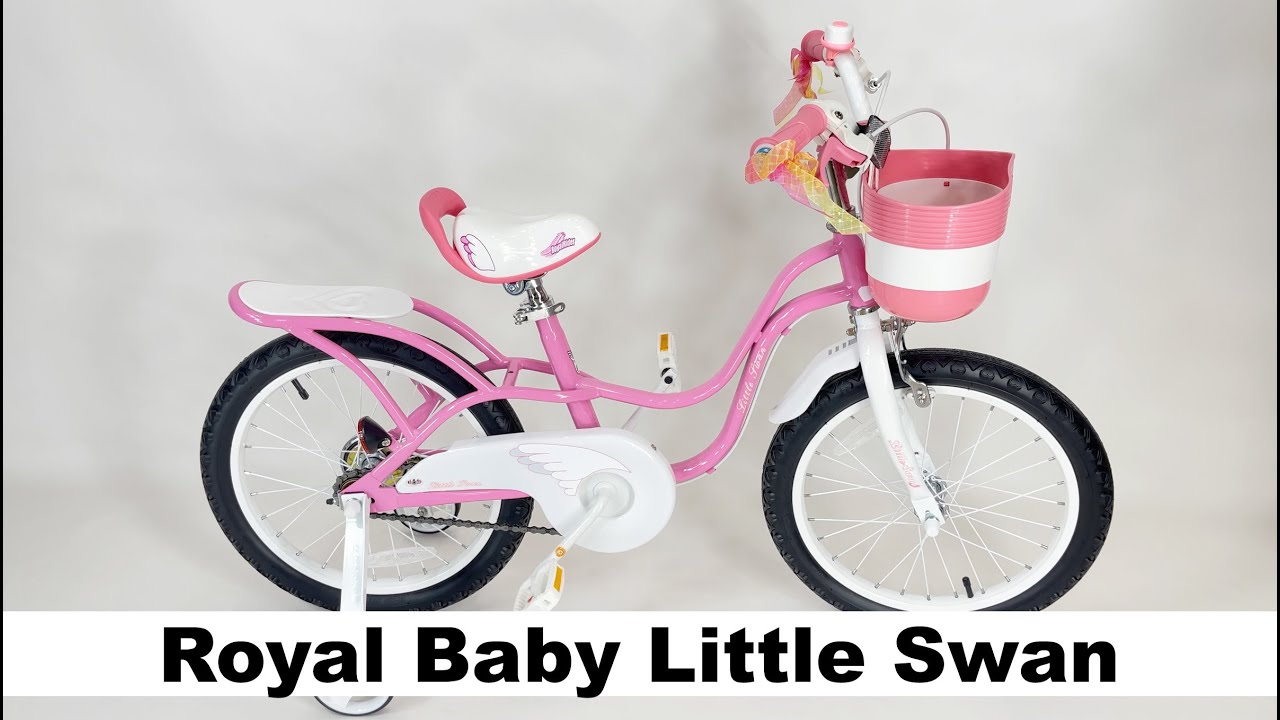 Детский велосипед Royal Baby Little Swan розовый