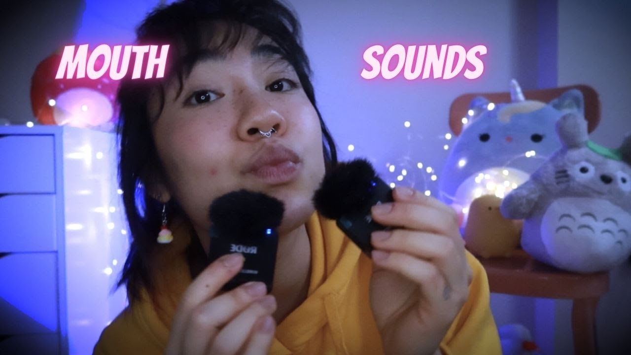 ASMR BINAURAL | Sons de BOCA e SUSSURROS