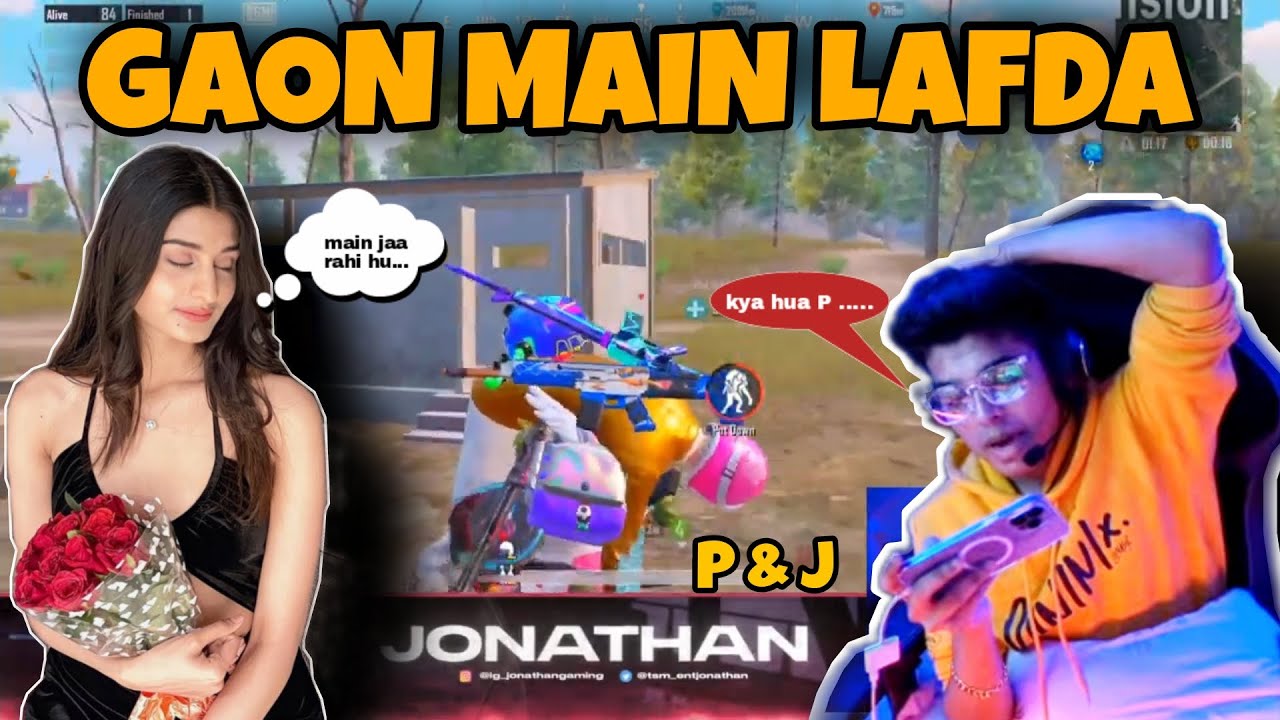 GAON MAIN LAFDA | JONATHAN & PAYAL GAMING | UTHALE RE... | BGMI | GOD GAMEPLAY | Mn squad
