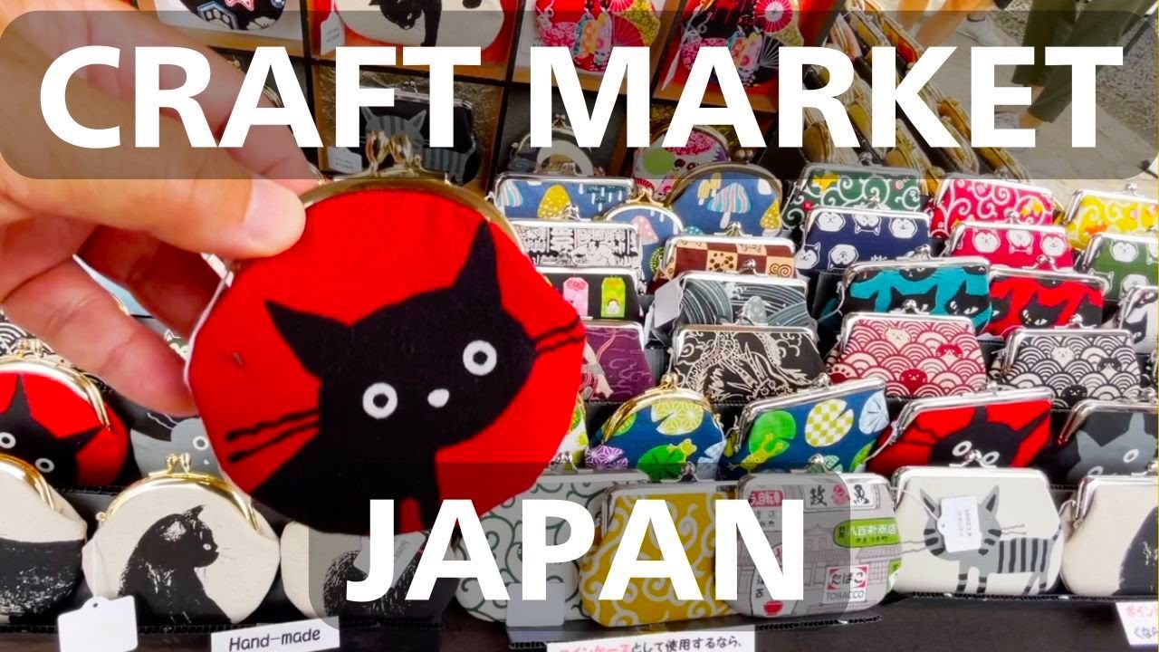 Shopping In Craft Flea Market, Japanese Antiques, Pottery, Kimono, Handmade Accessories
