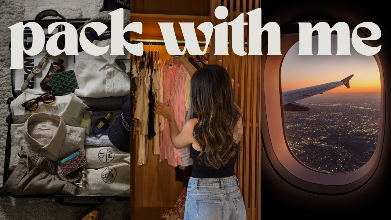 pack & travel w/ me to europe ✈️  chatty, try on haul, airport vlog