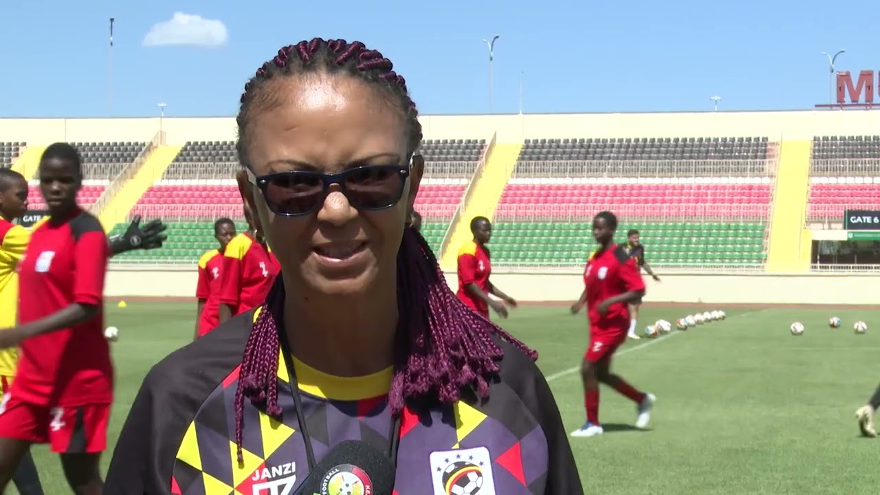 FIFA Women U17  World Cup Qualifier- Uganda Coach Sherly Botes and Team Captain Agnes Nabukenya