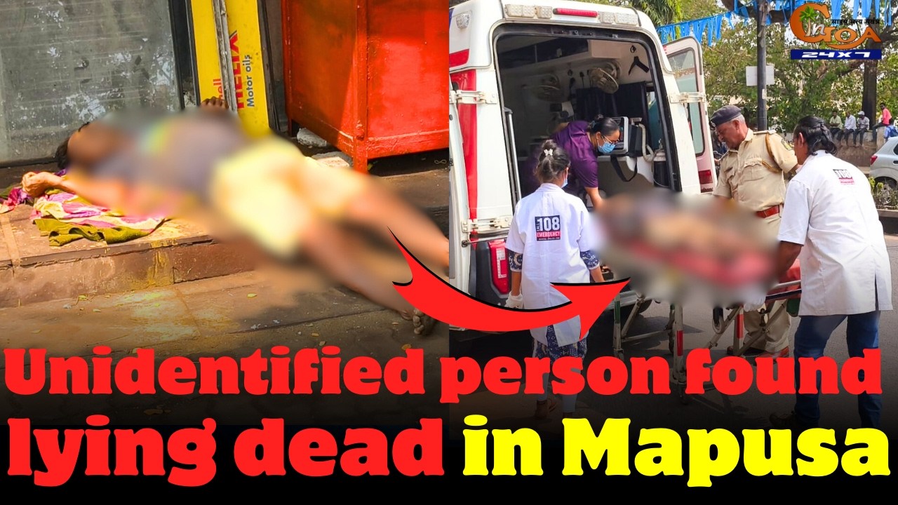 Unidentified person found lying dead in Mapusa
