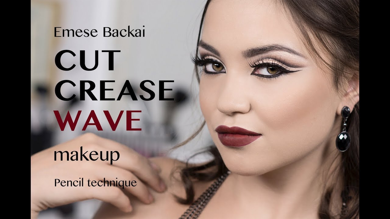 WAVE CUT CREASE GRAPHIC MAKEUP from EMESE BACKAI MAKEUP COLLECTION -