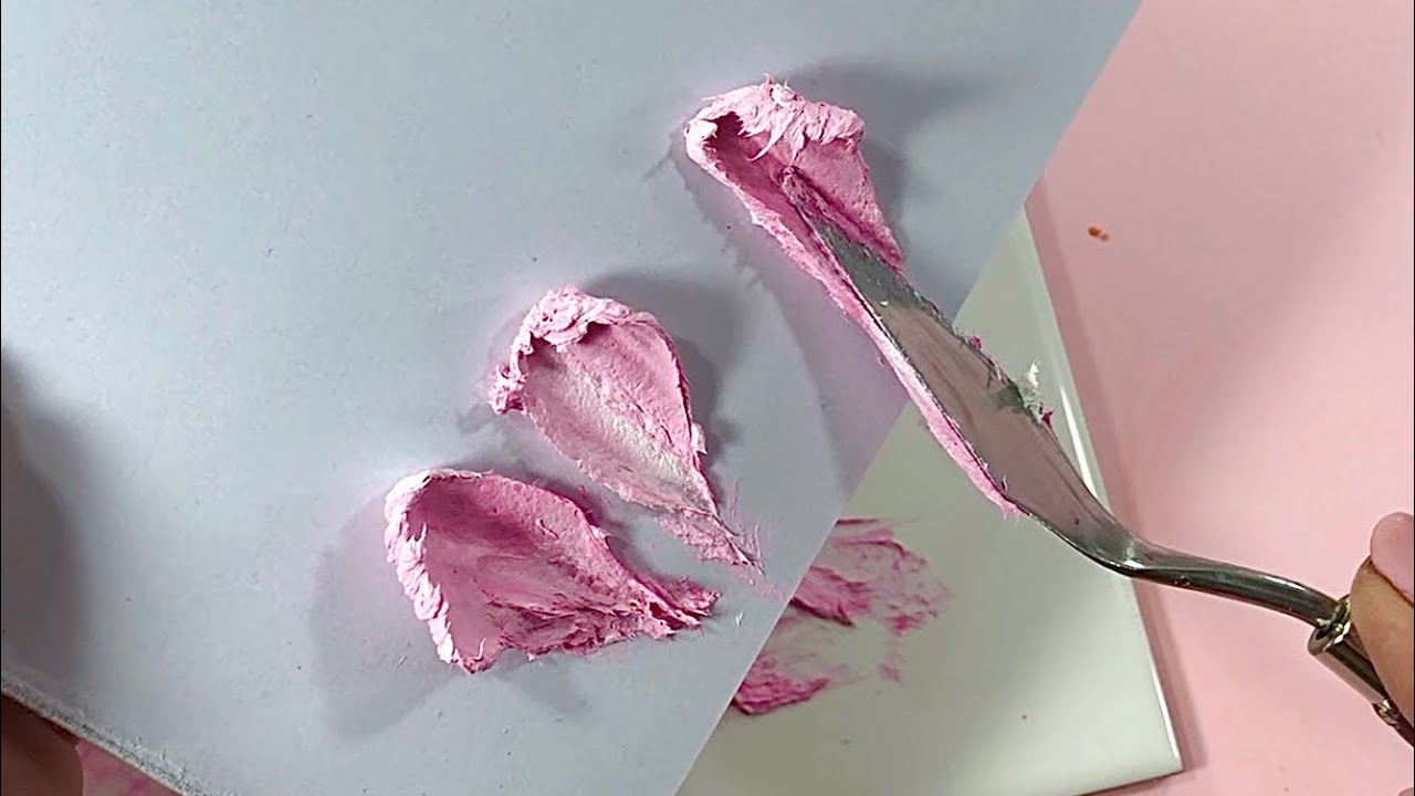Как сделать рельефные цветы / 3D живопись