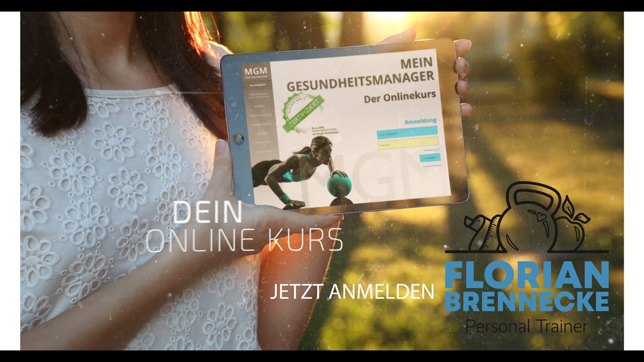 MGM Der Online Fitnesskurs   Personal Trainer Florian Brennecke