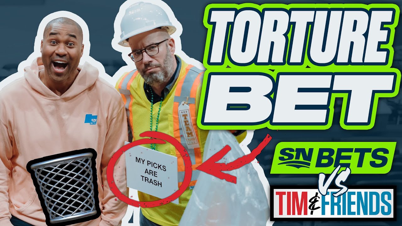 Tim Micallef CLEANS TRASH At Scotiabank Arena In Torture Bet Payback