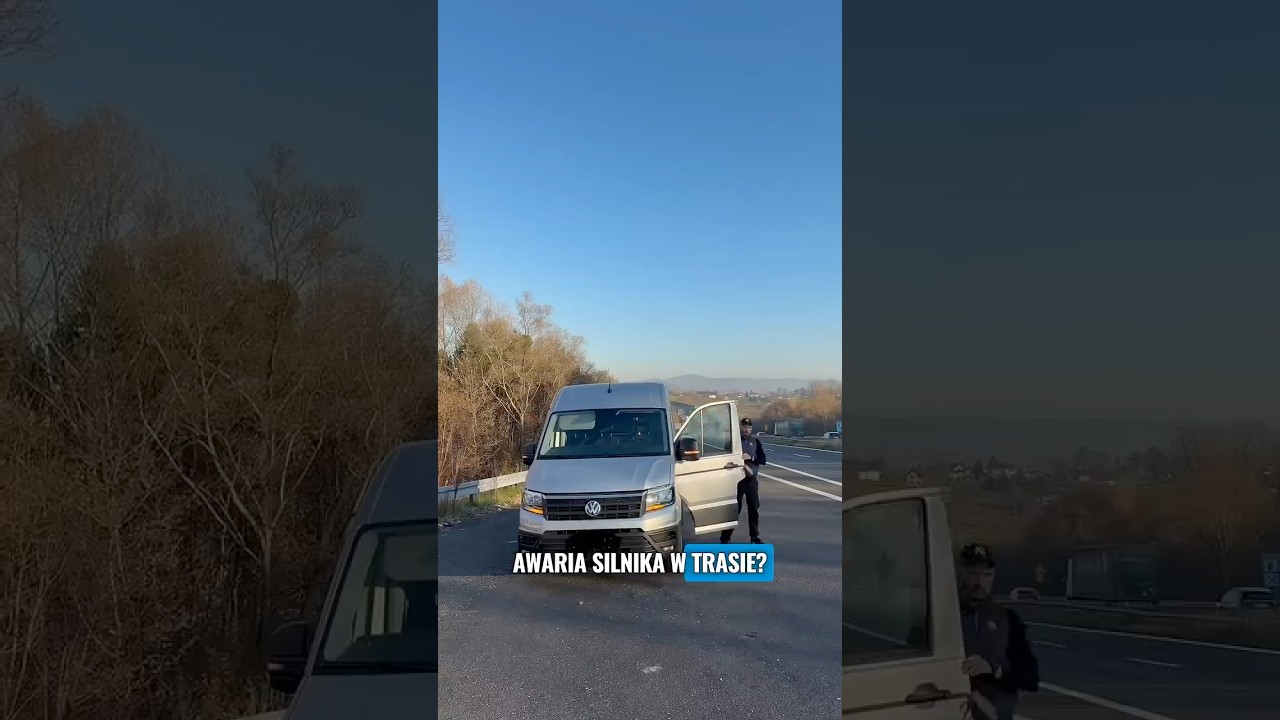 Vw Crafter awaria w trasie. #awaria #remontsilnika #wymianasilnika #crafter #vwcrafter #nowysilnik